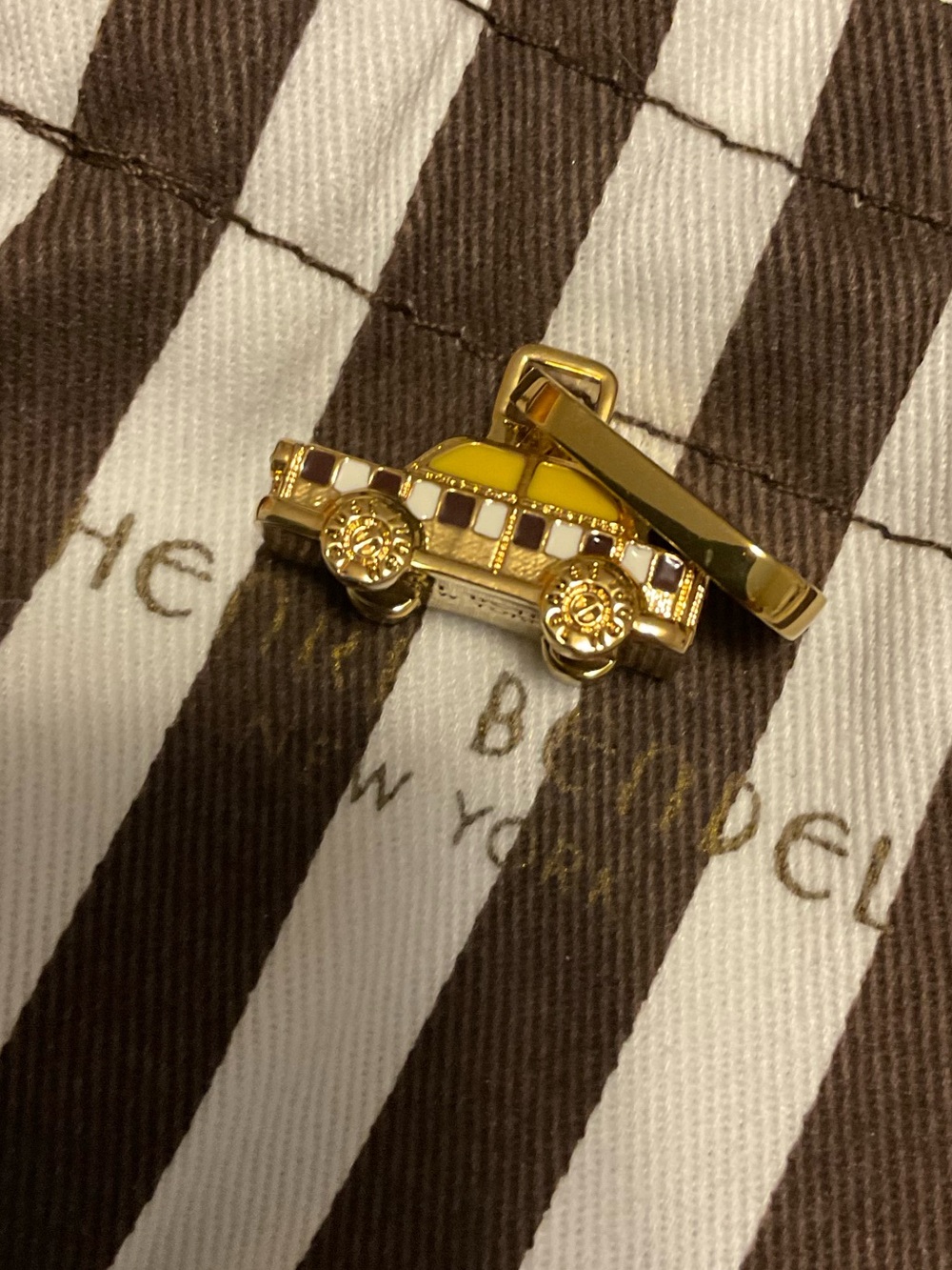 Very Rare and Highly Collectible Henri Bendel New York Taxi Charm